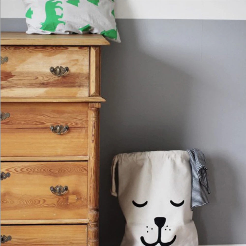 Складная Холщовая Сумка для хранения детей коробка игрушек Бэтмен медведь Drawstring