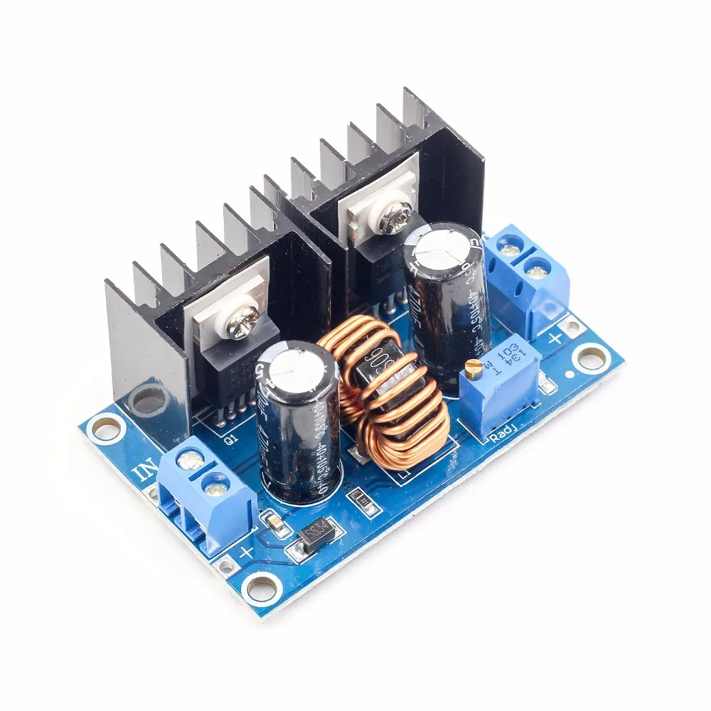 Понижающий модуль питания DC4-40v к DC1.25-36v 8A 200w Регулируемый XL4016E1 DC-DC DC регулятор