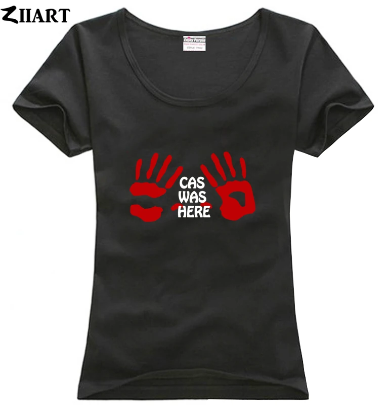 Сверхъестественные ангельские с героями сериалов cas здесь красный handprinting парная
