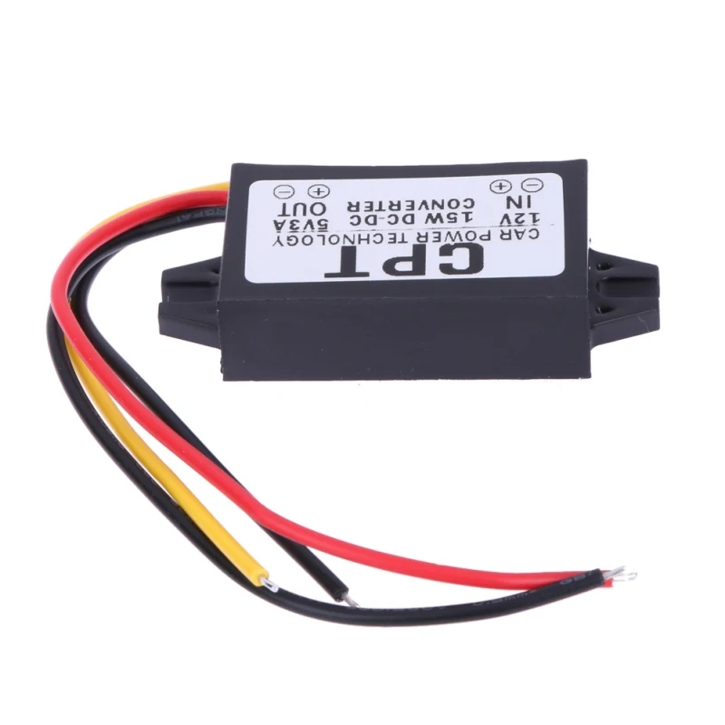 Преобразователь постоянного тока в постоянный ток 12 В до 5 3 А 15 Вт Автомобильный