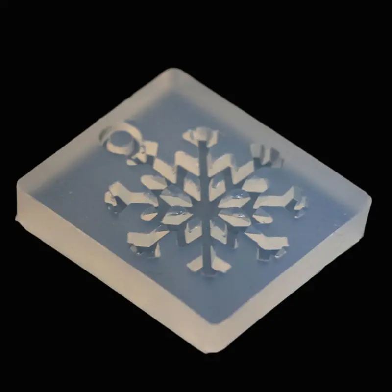 

Silicone Mold Christmas Snowflake DIY Crafts Jewelry Making Pendant Epoxy Resin Jewelry Molds