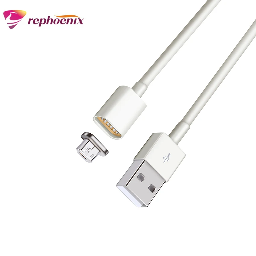 Rephoenix магнитный зарядный кабель для передачи данных micro usb samsung galaxy j5 s6 android huawei xiaomi