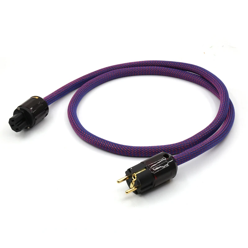 HI End аудио класс 6N OFC SCHUKO Кабель питания позолоченный ЕС HIFI кабель для DVD CD AMP|hifi power