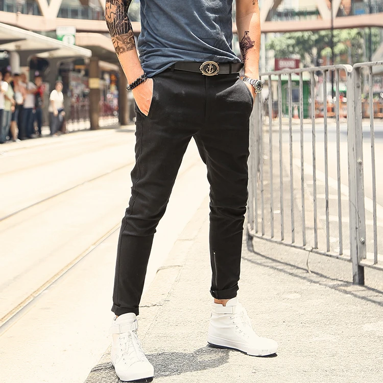 Мужские брюки новинка 2019 мужские повседневные хлопковые длинные прямые цвета