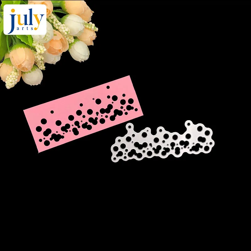 Металлические пресс формы для скрапбукинга Julyarts круглые металлические ножа