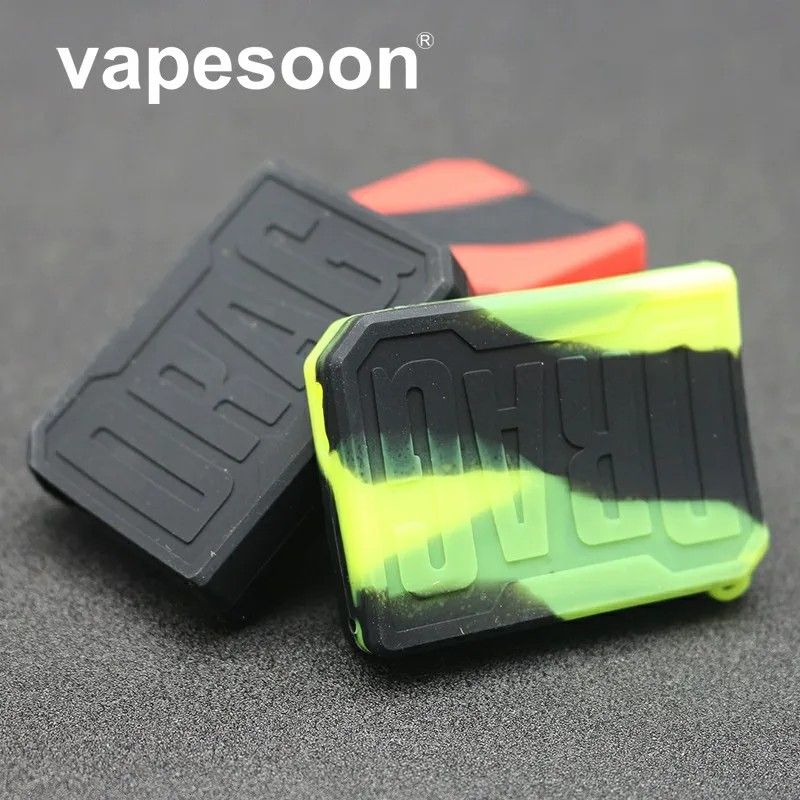 4 шт. силиконовый чехол Voopoo Drag Nano с текстурой для кожи гелевый Чехол Vape Pod |