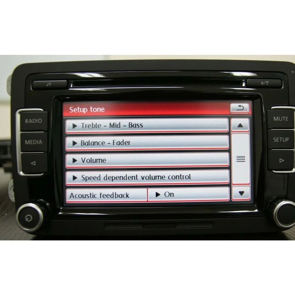 Автомобиль sreteo Радио RCD510 двойной DIN полный сенсорный экран USB MP3 6CDs AUX OPS для Volkswagen Golf Tiguan Touran Passat Caddy Polo