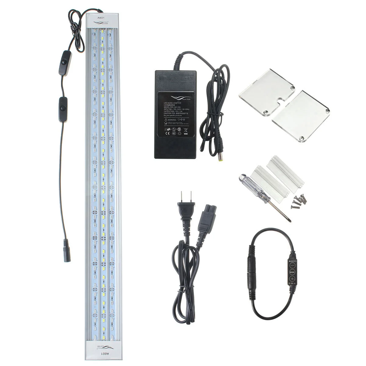 US Plug Chihiros 60 см Светодиодная лампа для роста растений 5730 117smd 4600lm A Серия мини-аквариум 8000k AC100-240V - Цвет: US Plug