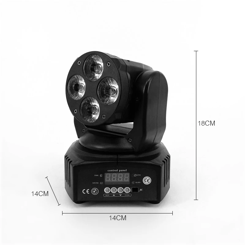 2 шт./лот хорошее качество Mini wash 4X18W 6 в 1 УФ DMX сценическое освещение Светодиодная