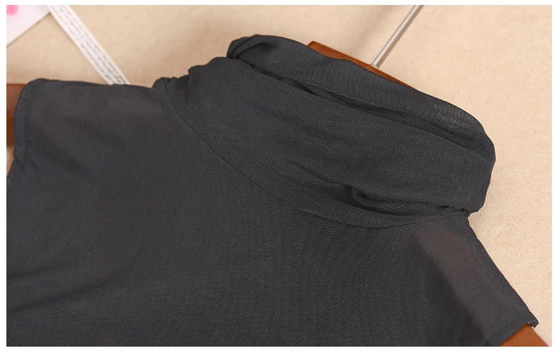 Классическая рубашка с фальшивым воротником кружевная отворотом теплая блузка