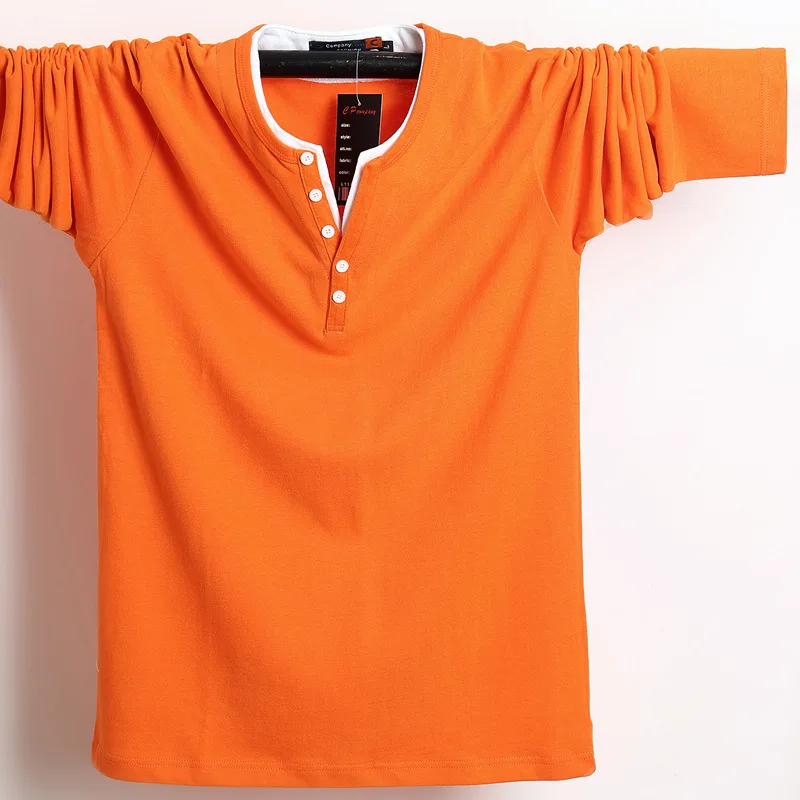 Новые мужские футболки с длинным рукавом размера плюс 4XL 5XL 6XL на осень и зиму 2020