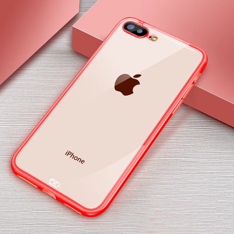 Transparent Shockproof Bumper TPU Silicone Phone Case For iPhone X XS XR Max 8 7 6 6S Plus Clear Protection Back Cover |