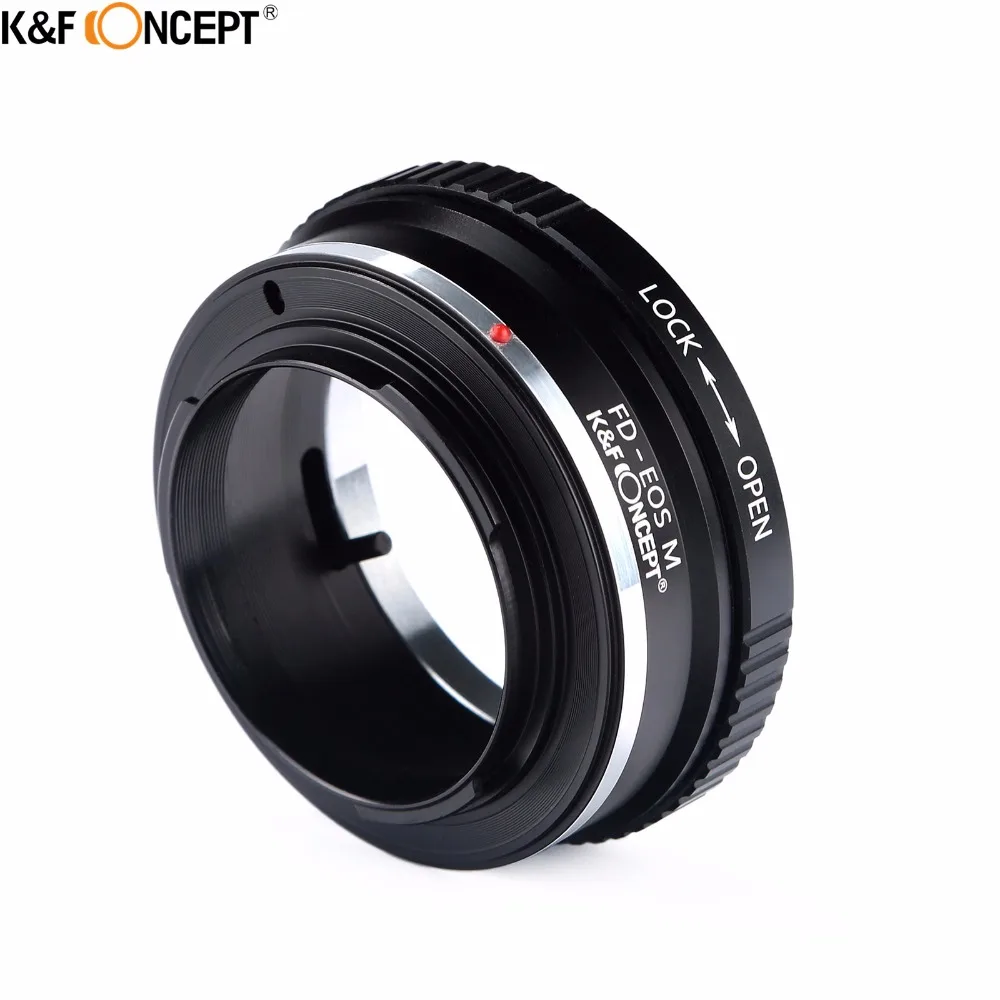 K & F CONCEPT для Canon FD EOS M Camera Lens Adapter Ring монтажа to EF Mount Body|adapter ring|eos meos m canon |