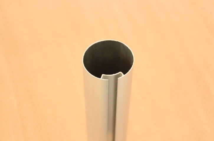 Алюминиевая трубка 38 мм алюминиевая верхняя рейка для аксессуаров серебряный