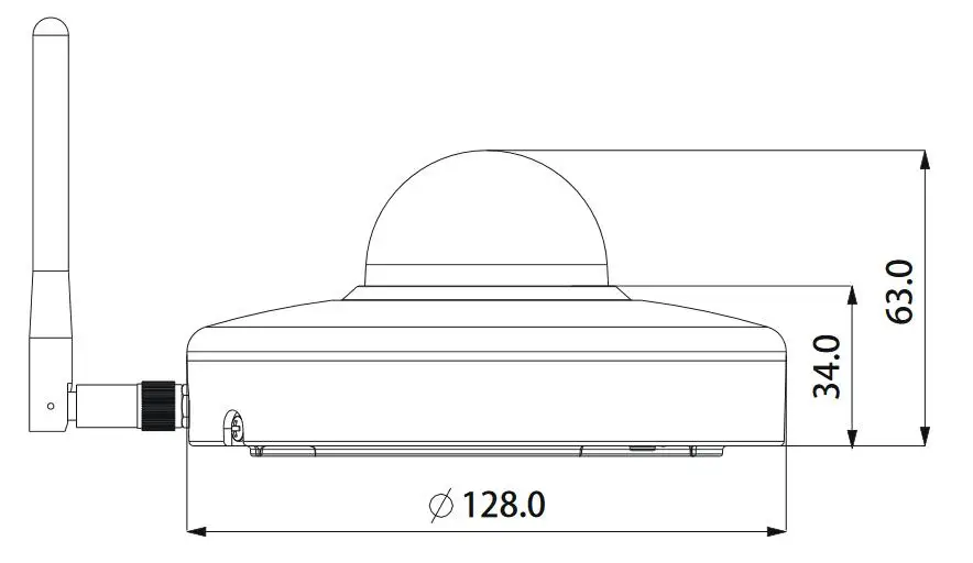 Сетевой видеорегистратор Dahua 2MP PTZ IP камера, Wi-Fi, Камера SD1A203T-GN-W звездного неба, Поддержка натяжные, капельницы Распознавание лиц ИК 15 м IP66 WDR(широкий динамический диапазон видеонаблюдения Камера
