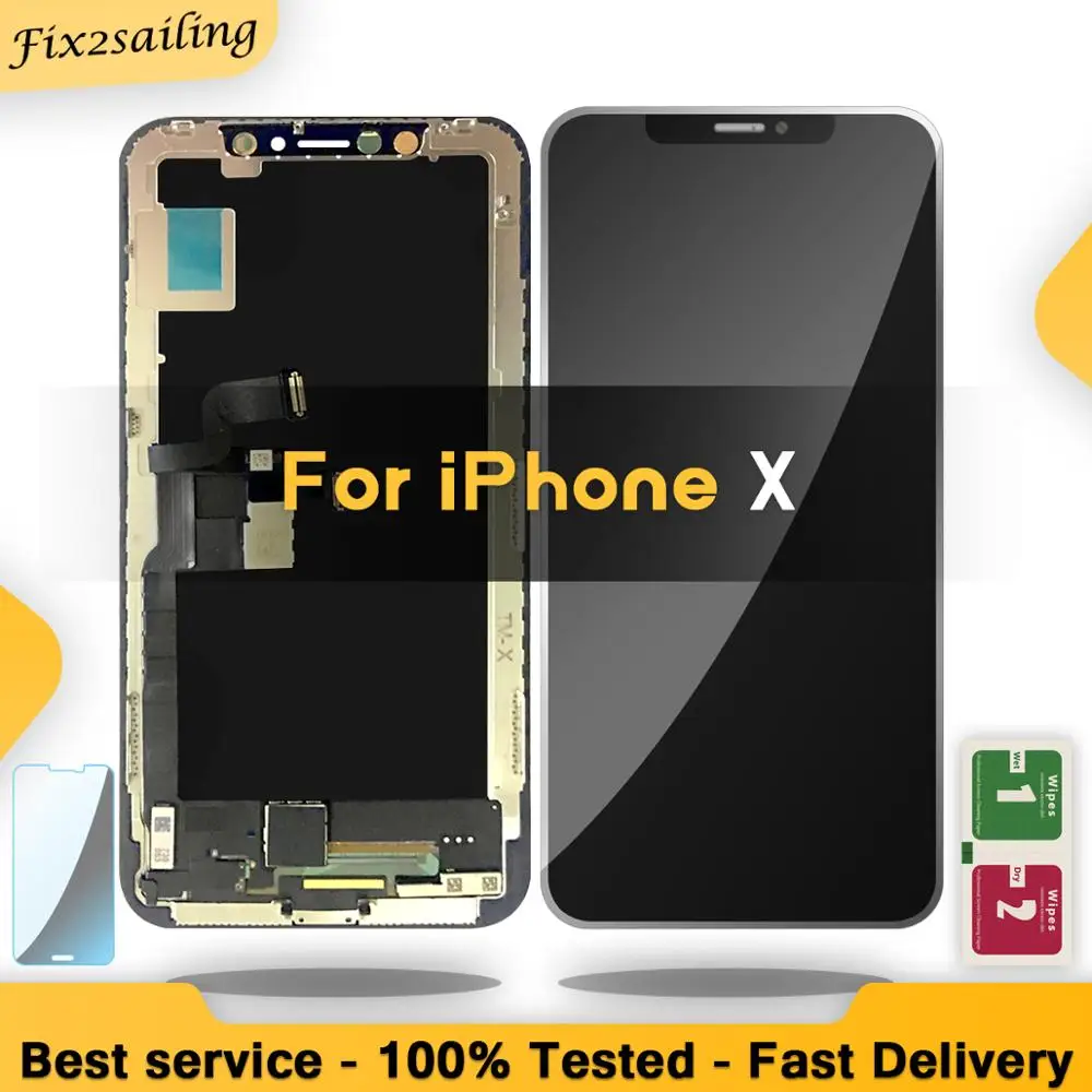 ЖК дисплей для iPhone X Tianma сенсорный экран с дигитайзером сменный детали в сборе