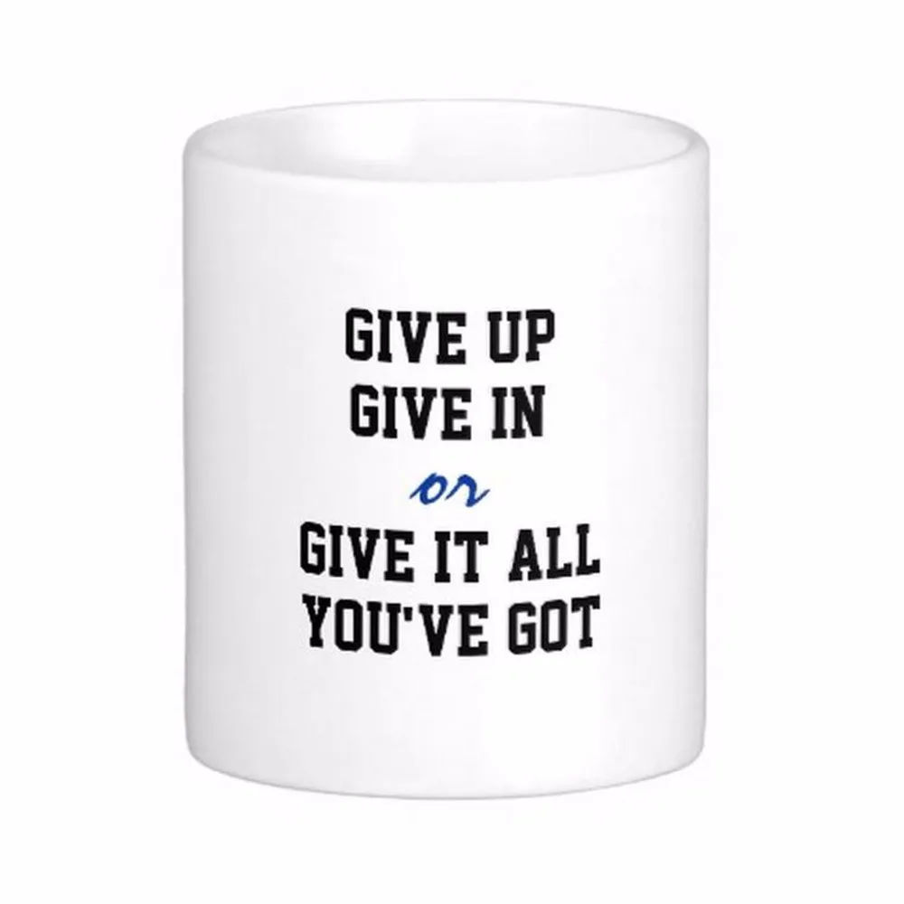 Мотивативные белые кофейные кружки с цитатой подарочные керамические LVSURE для
