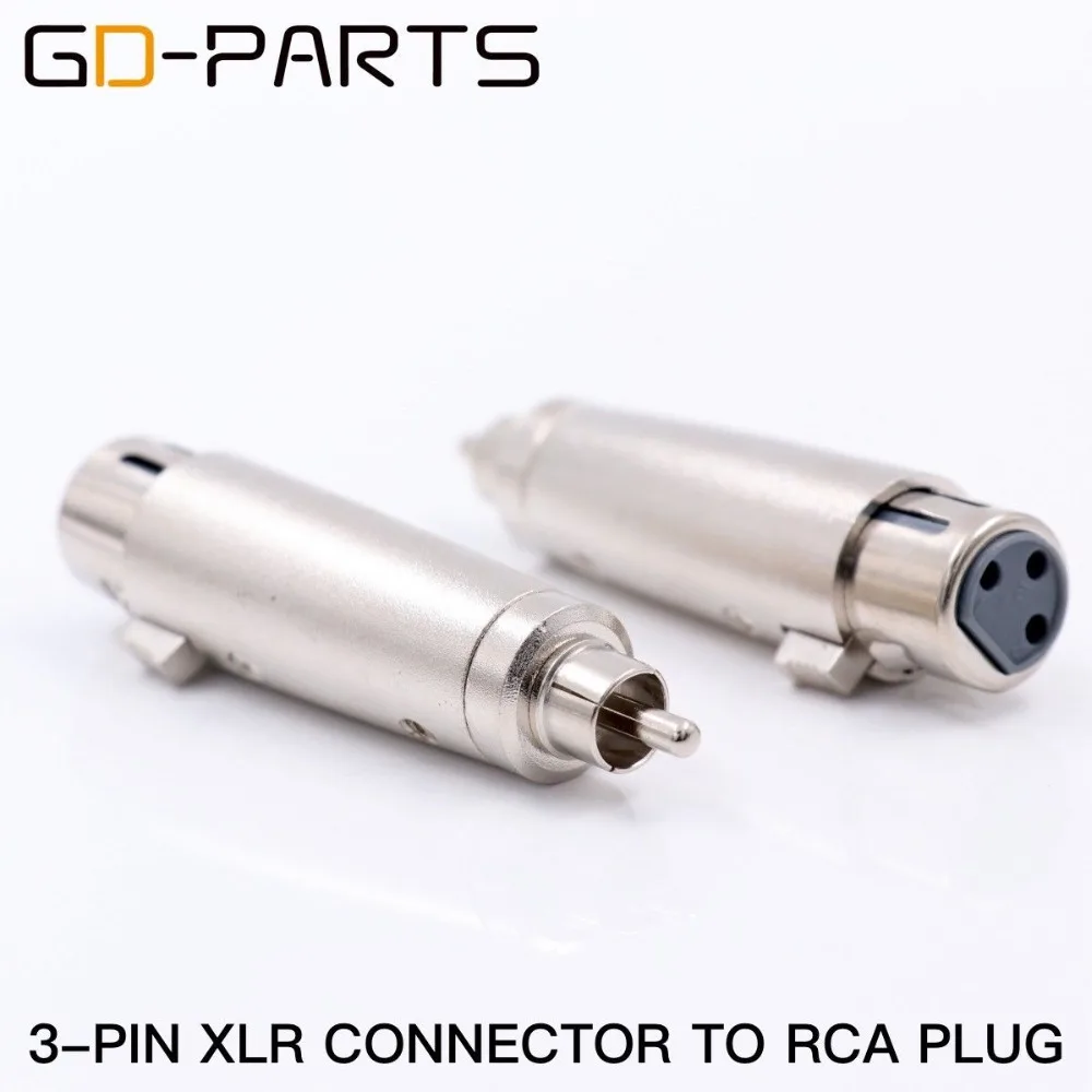 Гнездовой 3 контактный разъем XLR штекер RCA Hi Fi аудиоразъем адаптер для микрофона DJ