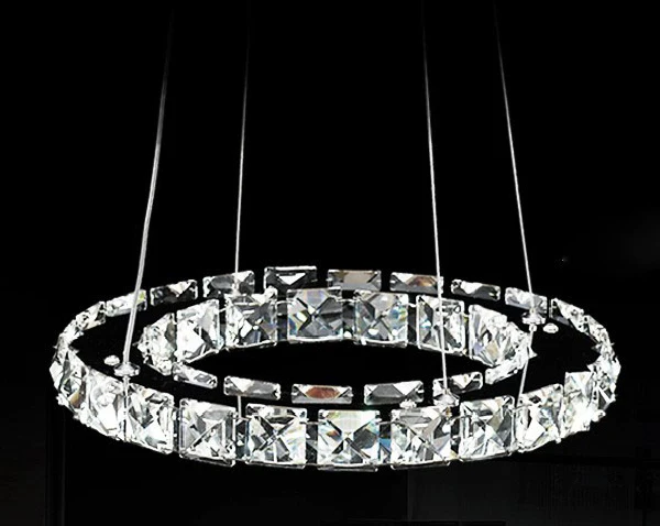 Акция 40 см кольцо Raimond хрустальная люстра освещение Люкс Led Круглый 1 слой