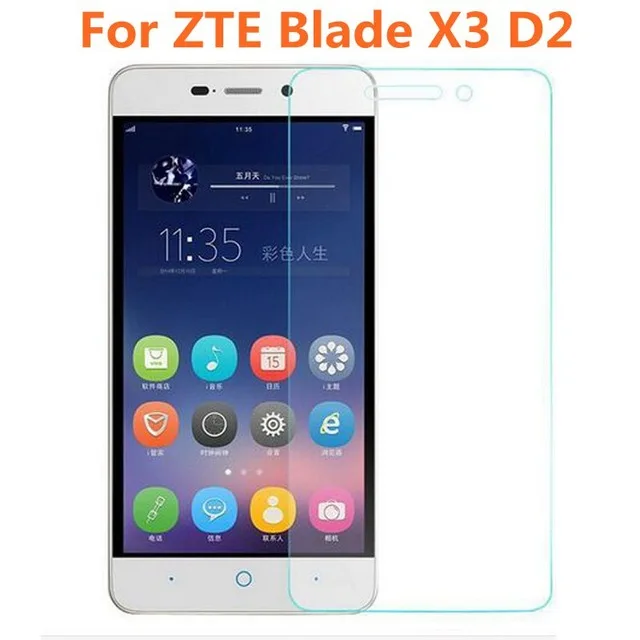 2.5D Закаленное стекло для ZTE Blade X3 Высококачественная защитная пленка