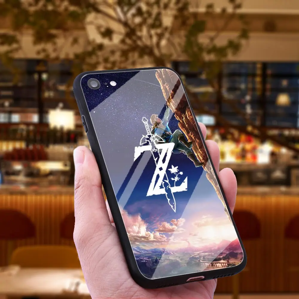 WEBBEDEPP Legend Of Zelda чехол из закаленного стекла для телефона Apple iPhone Xr Xs Max X или 10 8 7 6 6S
