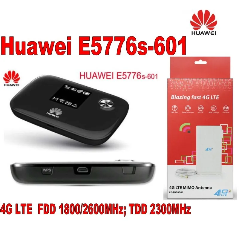 

Разблокированный Huawei E5776 E5776s-601 150 Мбит/с 4G LTE FDD TDD беспроводной маршрутизатор плюс 4g TS9 антенна 49dbi