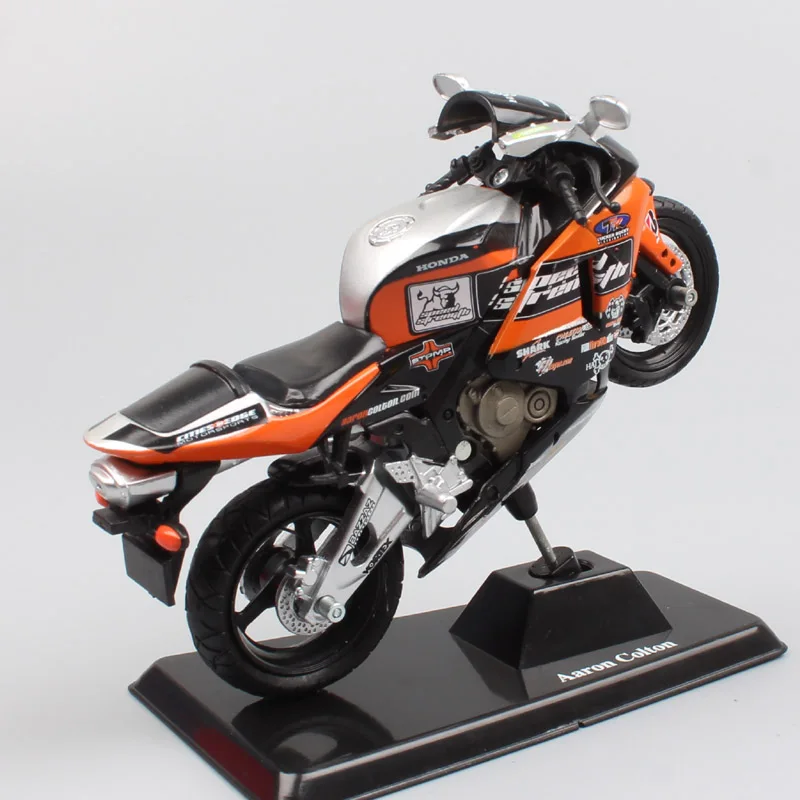 1:18 весы Newray Honda cbr CBR600RR racer Аарон Colton Мотоцикл Велосипед литья под давлением road