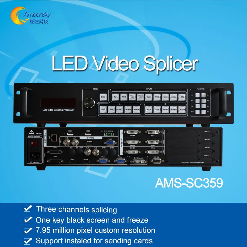 Гигантский светодиодный экран Использование AMS SC359 поддерживаем открытый 3 окна