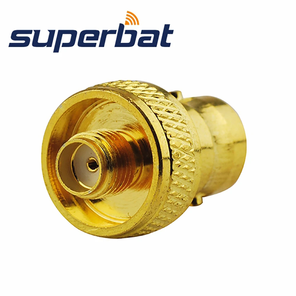 Позолоченный разъем SMA Superbat в гнездо BNC преобразователь RF коаксиальный прямой|jack