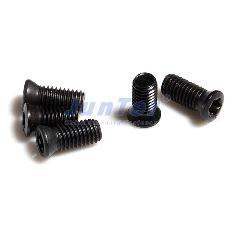 

50pcs/lot M3(3mm) Hardened Black Alloy Steel Grade 12.9 Torx Screws For Replaces Carbide Insert CNC Lathe Tool