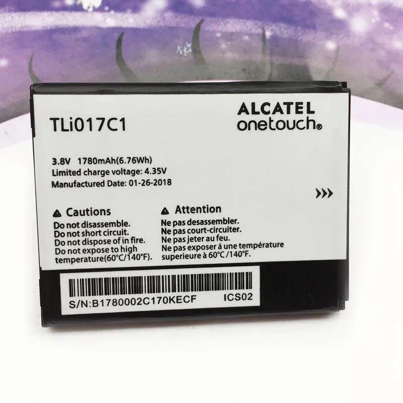 100% Высокое качество 1780 мАч TLI017C1 аккумулятор для телефона Alcatel One Touch PIXI 3 4 5 &quot5019D