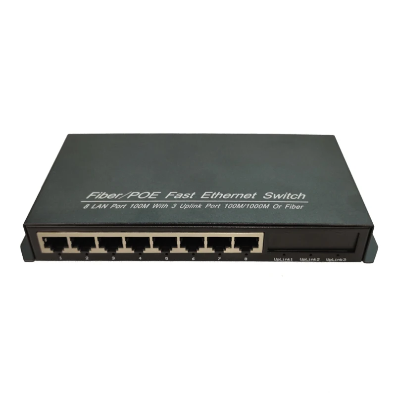 8 RJ45 порт 100 м Быстрый Ethernet коммутатор плата сетевой кабель дистрибьютор IEEE802.3X