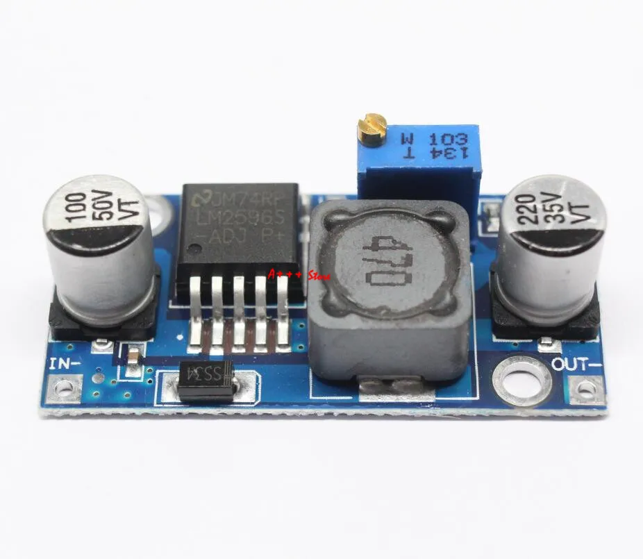 5 шт. DC-DC понижающий преобразователь модуль LM2596 DC 4 0 ~ 40 до 1 3-37V Регулируемый