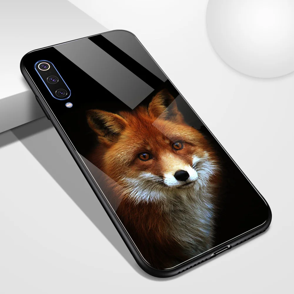 Чехол для xiaomi mi 8 lite, стеклянная задняя крышка, чехол mi x 2 s, милый дизайн с лисой для xiaomi mi 8 8se lite explorer mi 9 9se mi x 2 2s 3 CC9 - Цвет: 03161