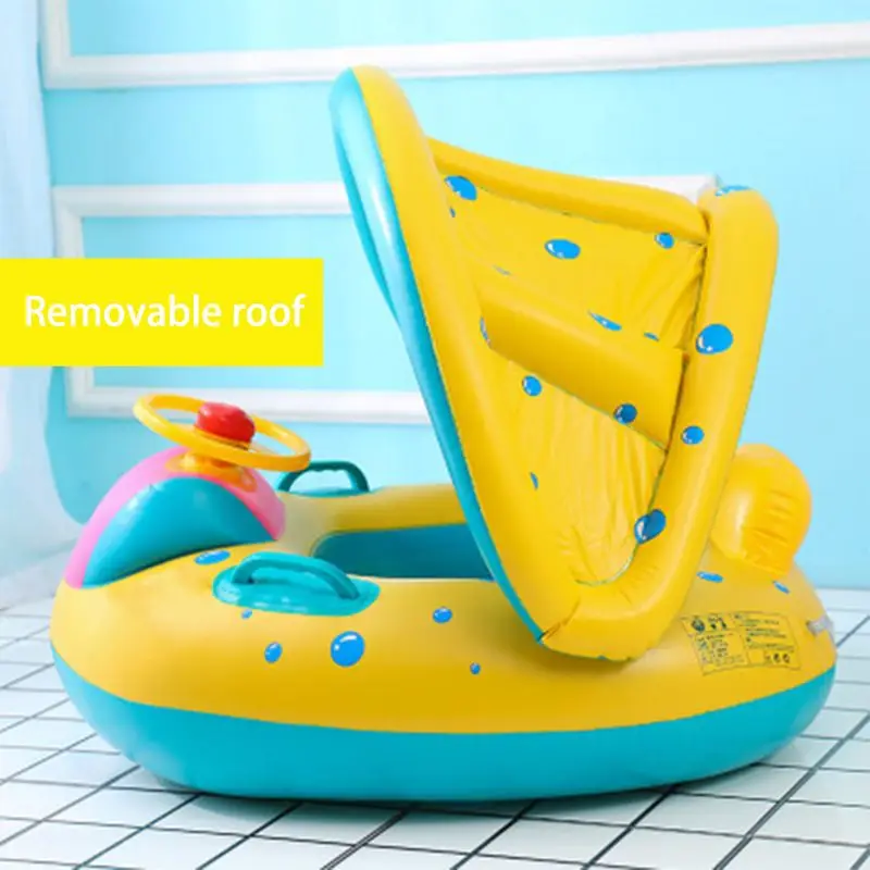 Детский плавательный бассейн летнее Надувное плавающее кольцо для купания