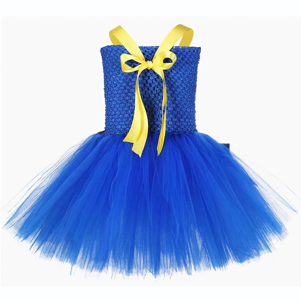 Cartoon Clownfish Nemo Girls Dress Animal Applique Dory Costume Knee Length Youth Clothing Children Birthday Tutu | Детская одежда и