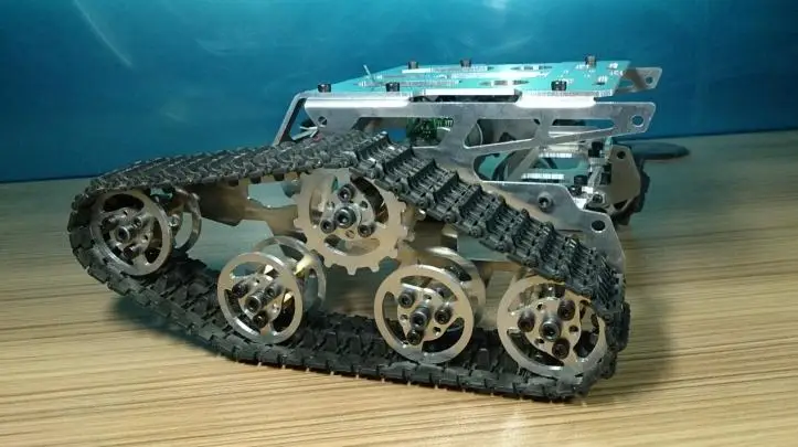 DIY 428 шасси из сплава/гусеничный автомобиль для дистанционного управления/детали