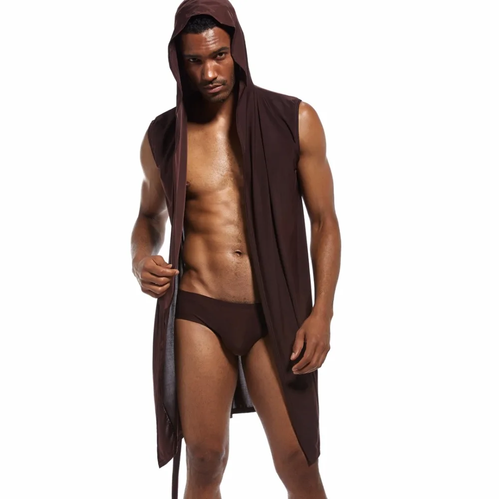 JOCKMAIL нейлон Ice Silk(искусственное волокно банные халаты для мужчин; Домашняя одежда, ночная рубашка, длинное платье, комплекты сексуальное кимоно Банный халат, мужские сексуальные спортивные шорты, пижамы, одежда для сна