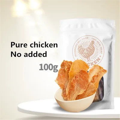 

Pet food no added pure chicken dry nutrition healthy delicious pet snack Molar cleaning teeth training dog snack tooth stick