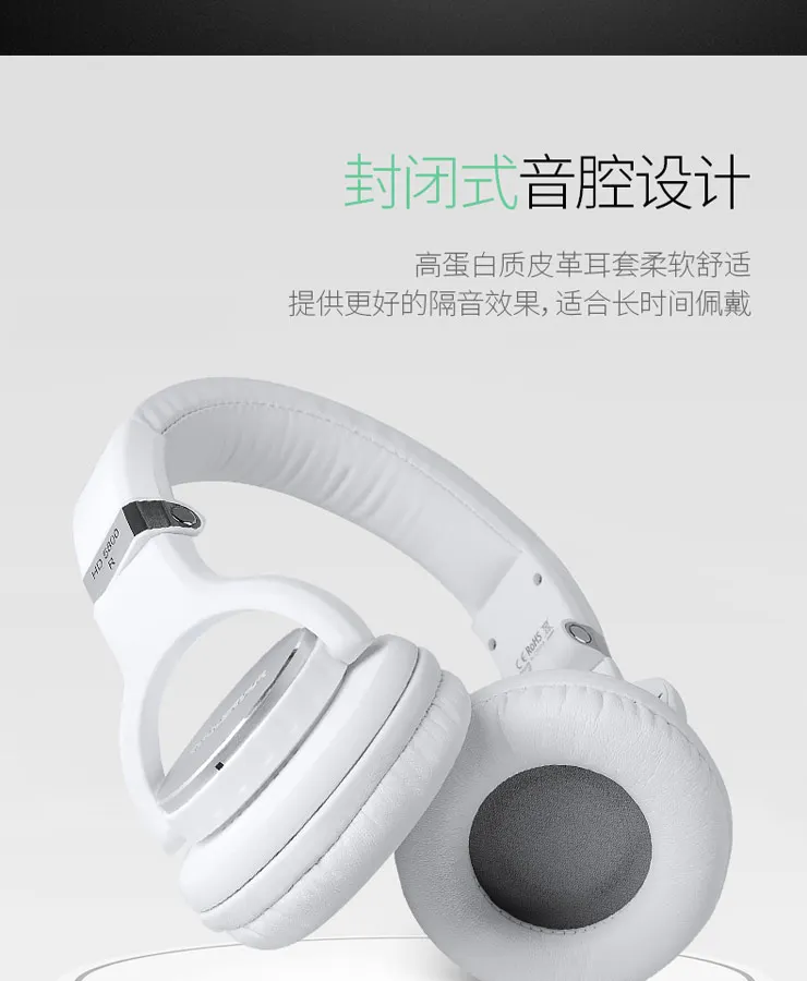 Takstar HD 5800 стерео монитор наушники MFi наушники 50 мм Диаметр драйвера кнопка управления/микрофон