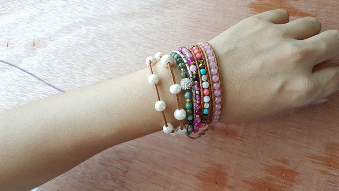 Модные шикарные кристаллы золотого цвета бусины шнур плетеный браслет Boho штабелируемые браслеты дружбы подарки на день рождения