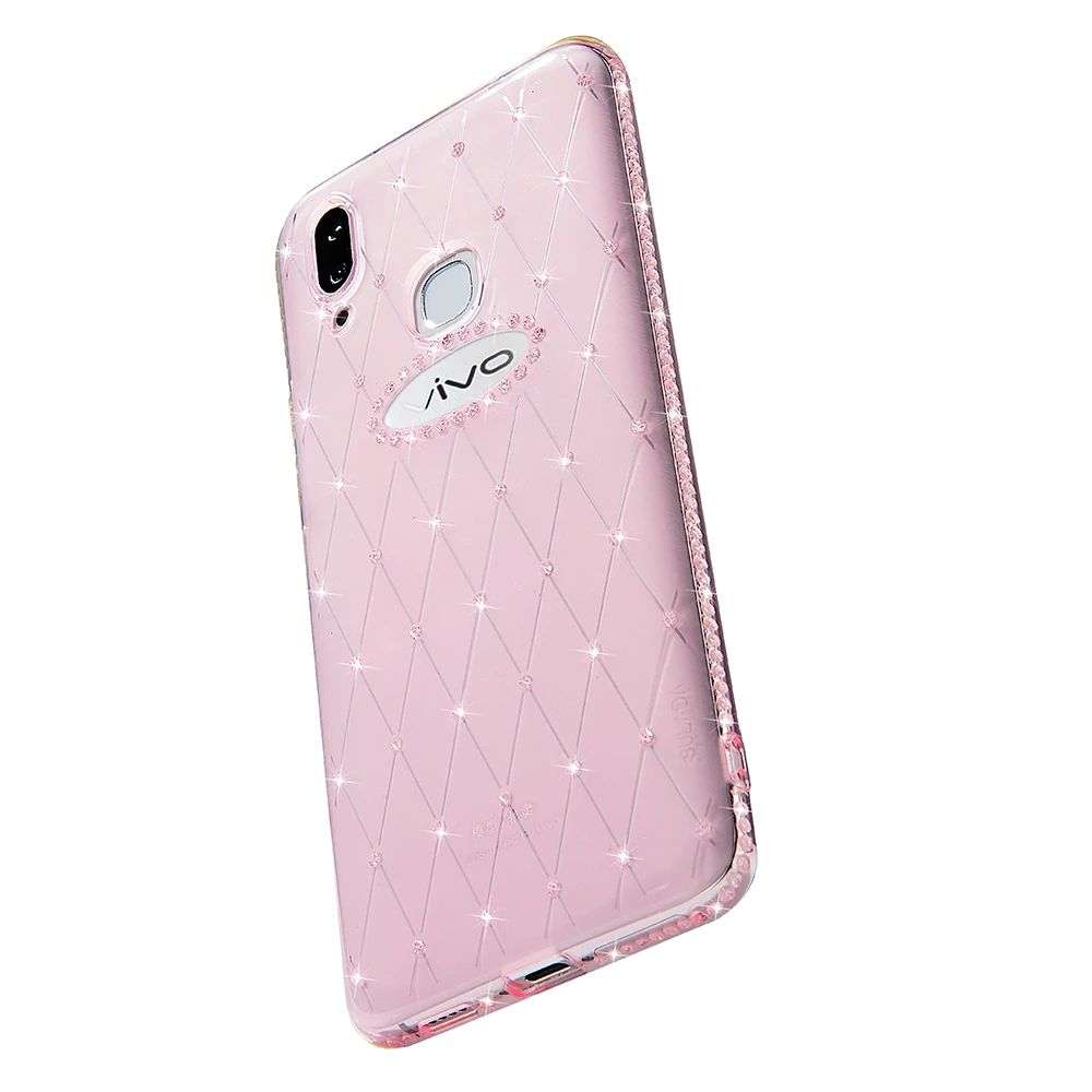 Роскошные Стразы силиконовый чехол со стразами и блестками для VIVO NEX X21 X20 X9S X9 X7 X6