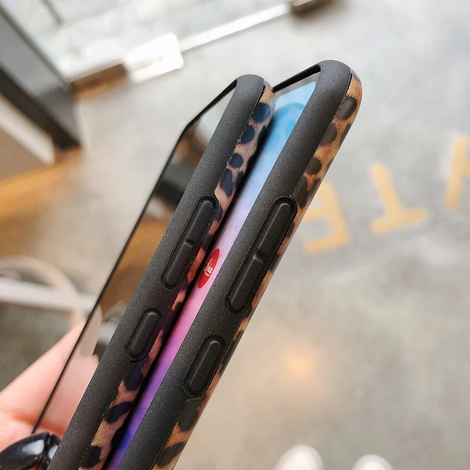 Сексуальные Леопардовый чехол для телефона samsung Galaxy Note 9 8 S8 S9 плюс крышка кремния