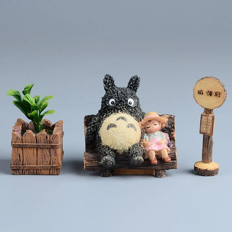 Миядзаки Хаяо ТОТОРО Фигурку Аниме Studio Ghibli Мой Сосед Смолы Набор Рисунках Детей