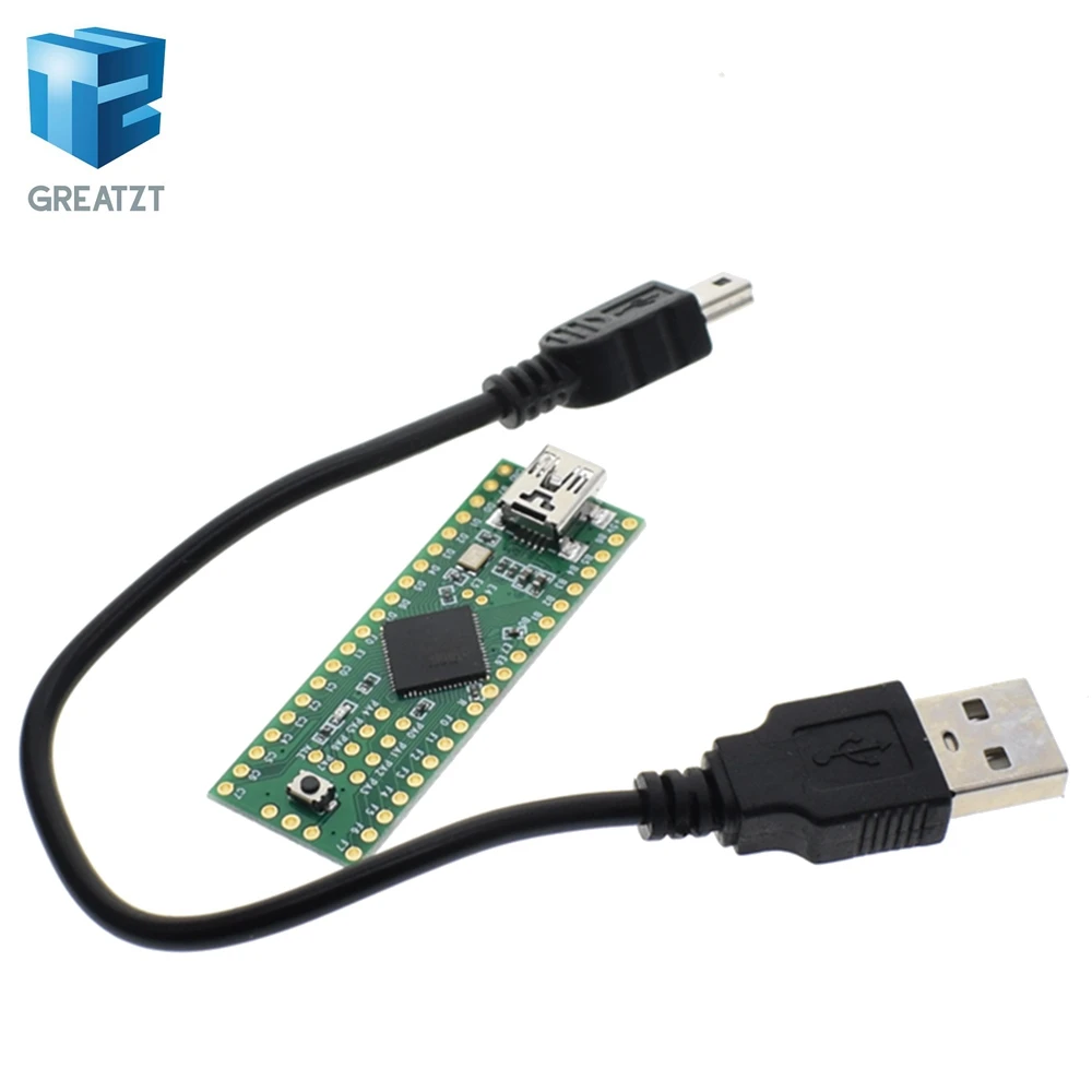 GREATZT Teensy 2 0 + USB AVR макетная плата ISP U диск клавиатура мышь Экспериментальная AT90USB1286
