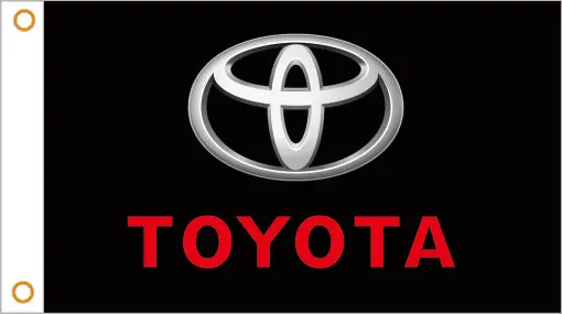 Автомобильный флаг под заказ автомобиля TOYOTA баннер 3x5 футов 100% полиэстер 01 | Дом и