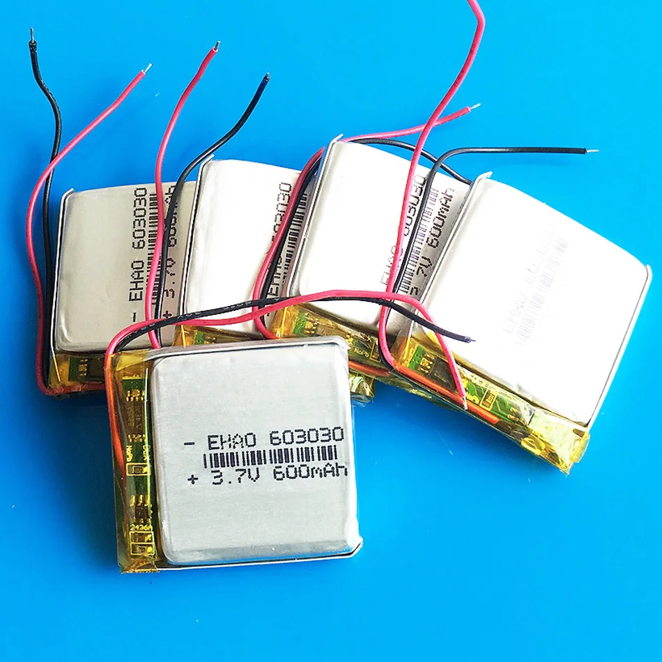 5 шт. литий полимерные аккумуляторные батареи 600 мАч 3 7 в|li on|lithium batteryrechargeable battery |