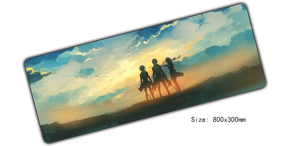 Size 800x300x3mm Коврик для мыши attack on titan 800x300x3 мм коврик для мыши для ноутбука padmouse Высококачественный Компьютерный игровой коврик для мыши locrkand геймер игровые коврики - Цвет: Size 800x300x3mm