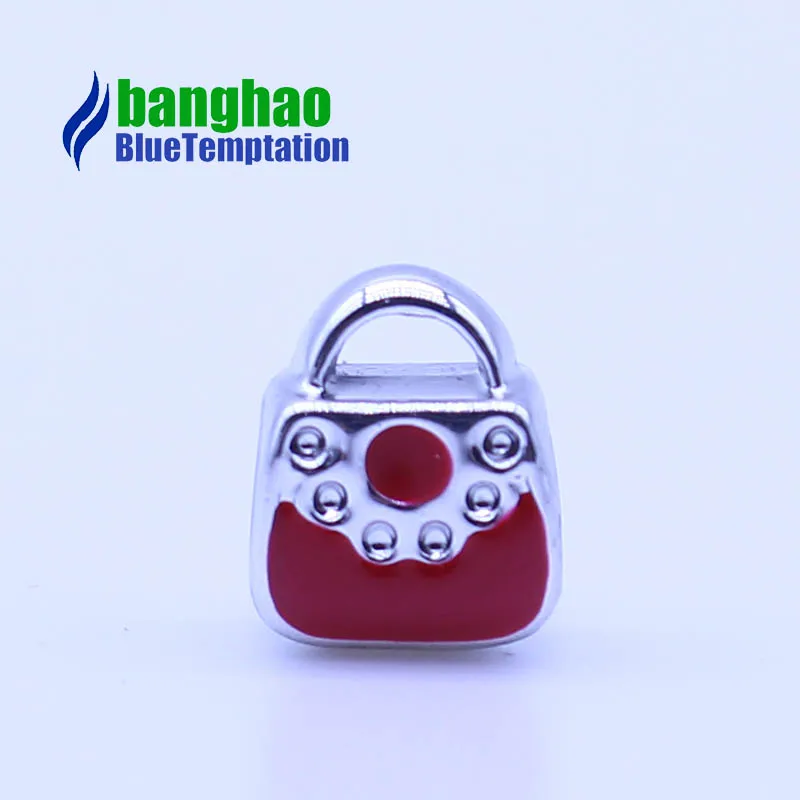 Женская сумка в форме браслета plata de ley Очаровательная эмалированная бусина для