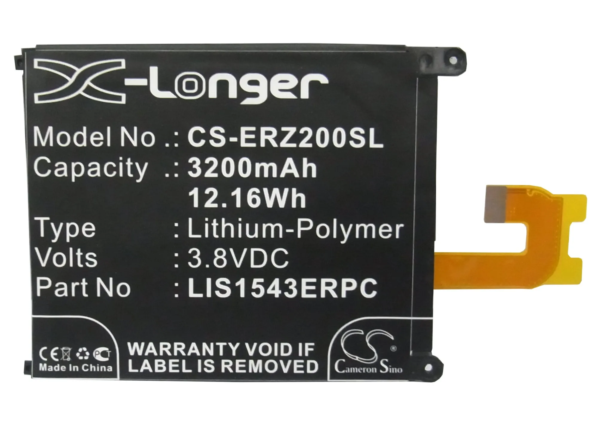 Cameron Sino 3200 мАч аккумулятор LIS1543ERPC для Sony Ericsson D6502 D6503 L50W Sirius Maki SO 03F Xperia L50 Z2 3G